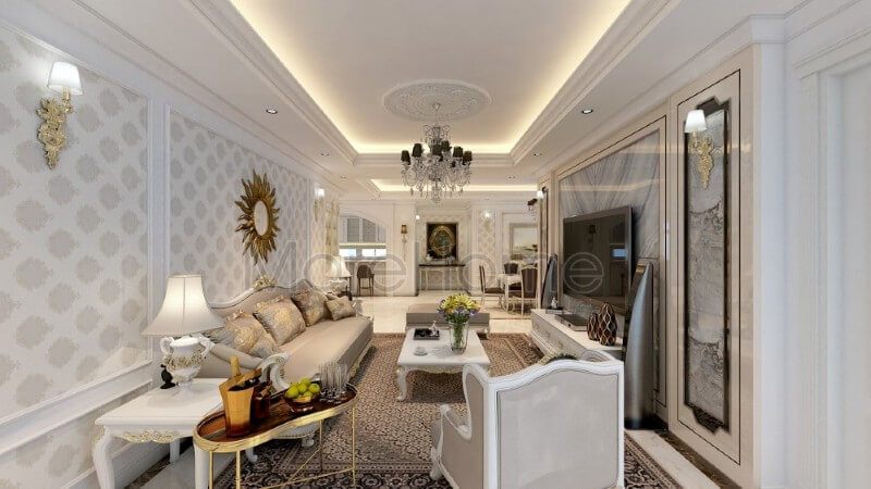 Thiết kế nội thất căn hộ Flemington tại Thành phố Hồ Chí Minh là một trong những thiết kế ấn tượng và đẳng cấp, nhận thức được phong cách tân cổ điển sang trọng, quý phái.